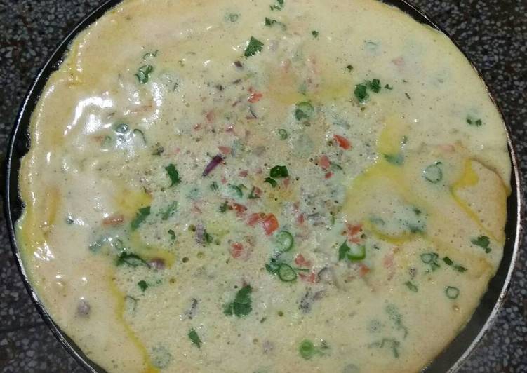 Recipe of Quick Half cook omlete