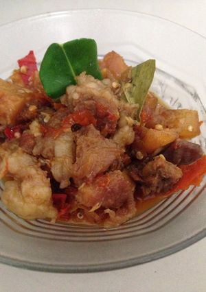 Foto resep Oseng mercon khas Jogja