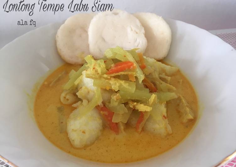 Lontong Tempe Labu Siam