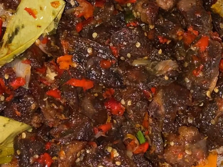 Cara Gampang Menyiapkan Resep Dendeng sapi Balado mantap Anti Ribet, Enak