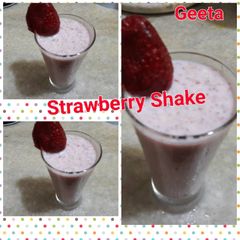 A picture of Strawberry shake.