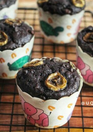 Foto resep Choco Banana Muffin (No Mixer)
