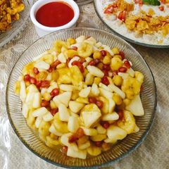 A picture of Mix Fruit Chaat.