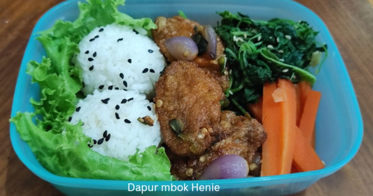 Resep Bento Resep Bento Dengan Sigeumchi Namul oleh Henie Wied - Cookpad
