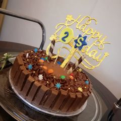 A picture of Chocolate malt cake.