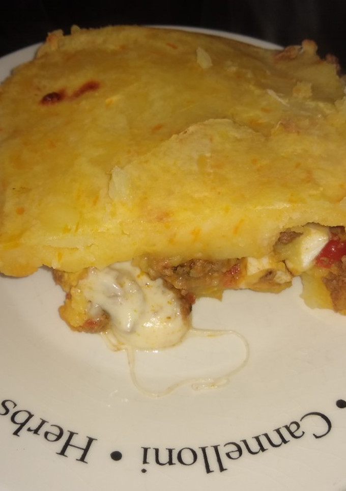 Una foto de Pastel de papas mixta