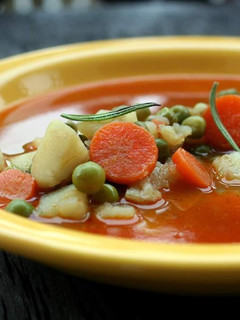 Borsóleves recept fotója
