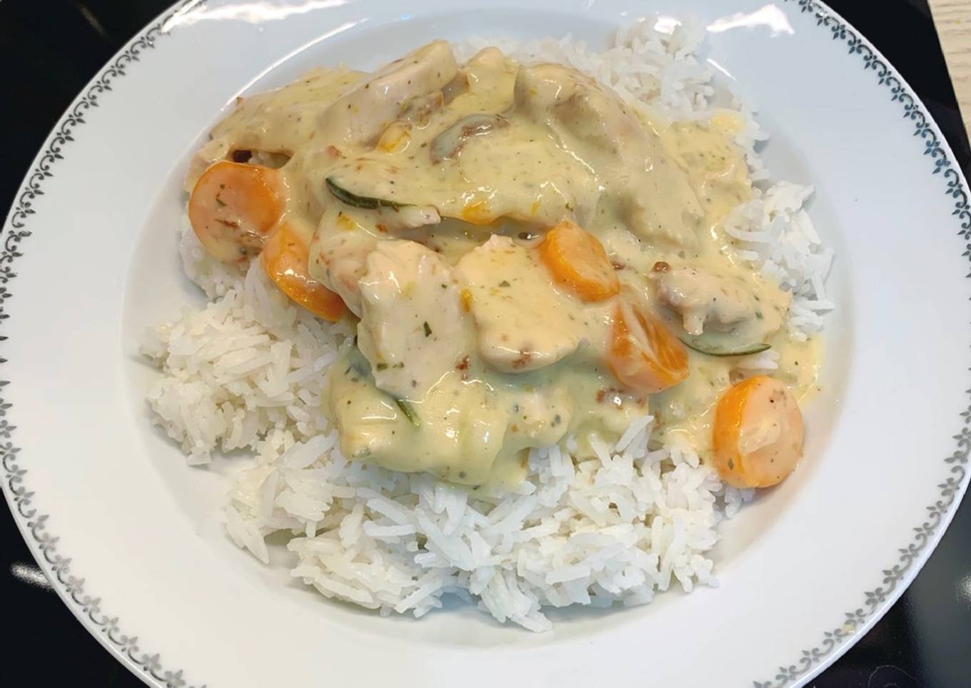 Blanquette poulet & Riz Basmati