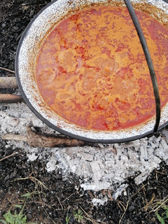 Lópörkölt bográcsban recept fotója