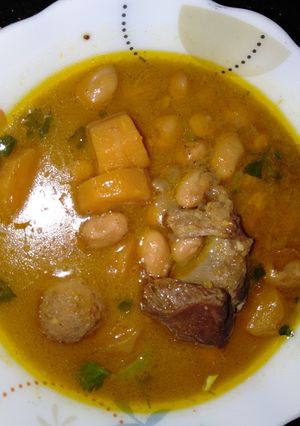 صورة لوصفة مرق لوبيا قرينى