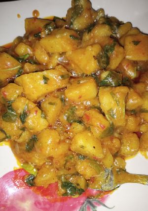 A picture of Yam porridge.