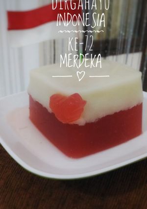 Foto resep Puding #merahputih