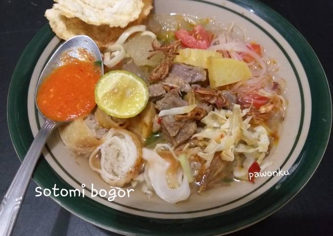 Ini dia! Resep praktis bikin 143.Soto Mie Bogor ala Renie Wisra dijamin gurih