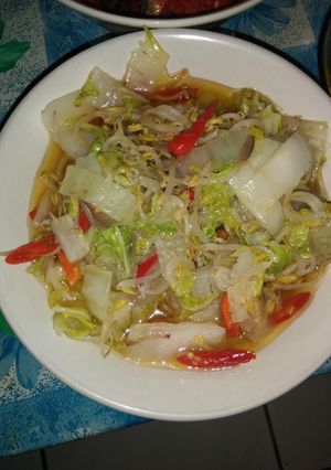Foto resep Tumis sawi putih dan toge