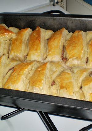 Hússal töltött tészta recept fotója