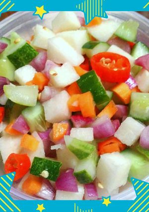 Foto resep Acar mentah