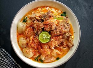 Foto resep Seblak baso aci tulang ayam