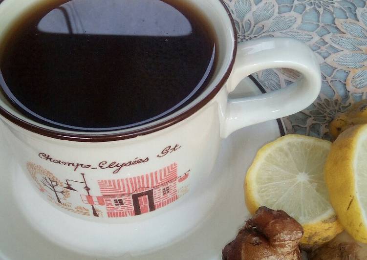 Ramuan jeruk nipis, jahe dan kencur (bahan segar dan kering)