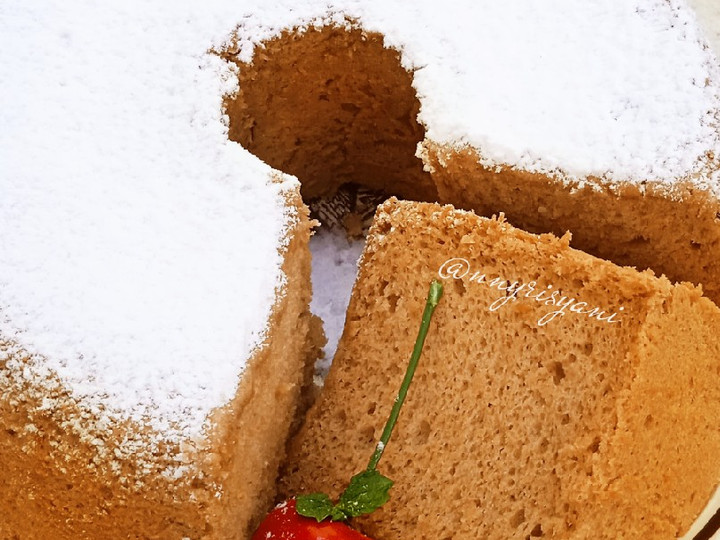 Resep Coffee Mocca Chiffon cake &amp;#34;putih telur&amp;#34;, Lezat Sekali