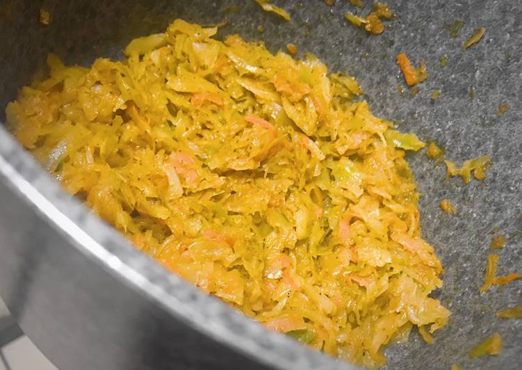 Recipe of Ultimate My take on hot and spicy cabbage