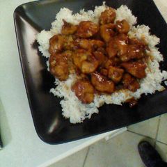 A picture of dad's chicken.