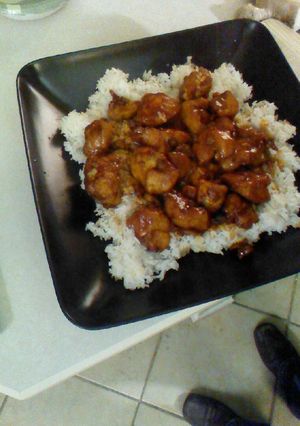A picture of dad's chicken.