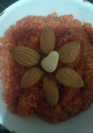 A picture of Shahi carrot halwa.