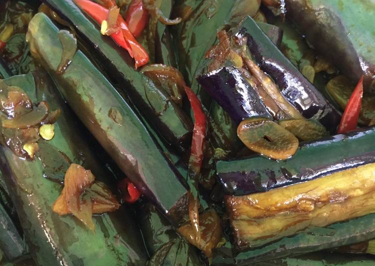 Resep mudah Terong Kecap Simpel Mantul Banget