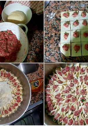 Una foto de Manti, mante o mantu receta de Turquía
