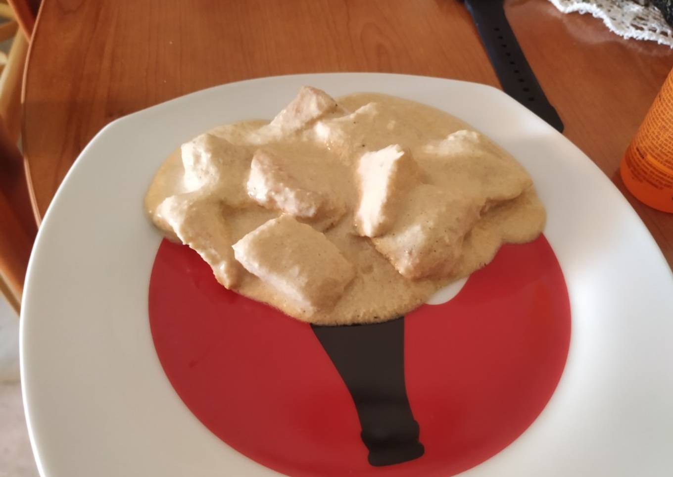 Solomillo salsa a la mostaza. Versión fit