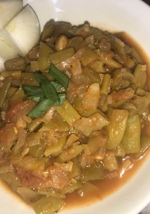 صورة لوصفة لوبيا بزيت