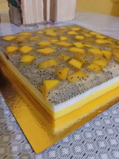 Foto resep Puding Lapis Mangga