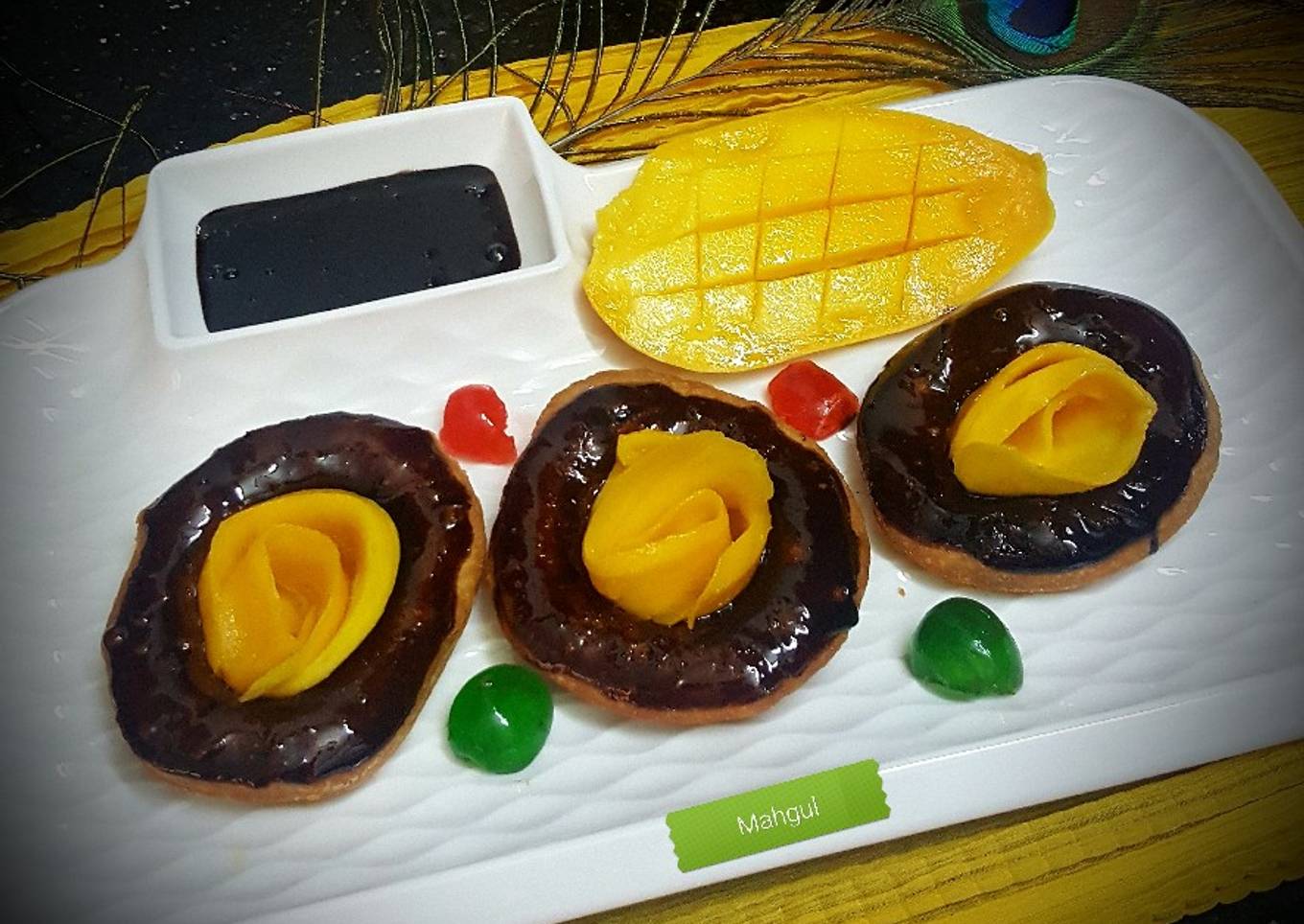 #Choco Mango doughnuts