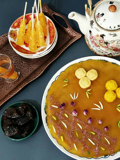 عکسی از دستور حلوا زعفرونی