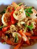 กุ้งผัดผงกระหรี่