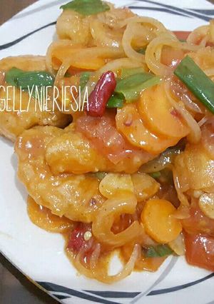 Foto resep Udang asam manis krispi