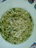 Risotto con i sapori siciliani a km0 asparagi selvatici e DOP RG