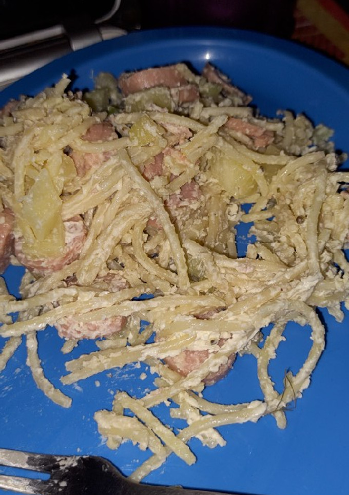 Una foto de Spaghetti Hawaiano en Navidad