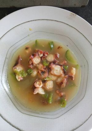 Foto resep Gurita cuka pedas
