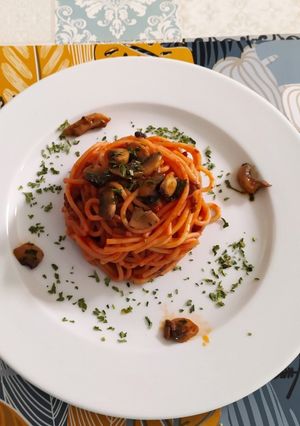 Une photo de Pâtes à la bolognaise