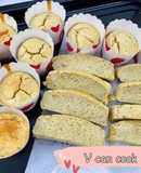 低糖香蕉海綿蛋糕 🍌🍰Low sugar banana sponge bread
