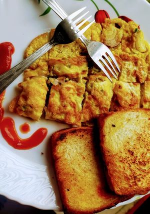অমলেট (egg omelette recipe in bengali) রেসিপির প্রধান ছবি
