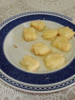 Una foto de Ñoquis tiernos de patata y garbanzo sin gluten y veganos