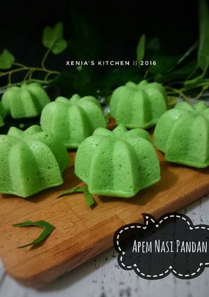 Foto resep Apem Nasi Pandan 🌿