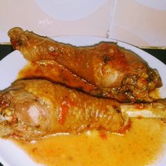 Chillie infused kienyeji chicken stew#themechallenge A picture of Chillie infused kienyeji chicken stew#themechallenge.