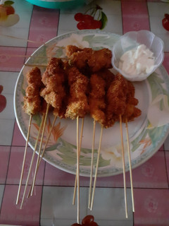 Foto resep Sate ayam goreng