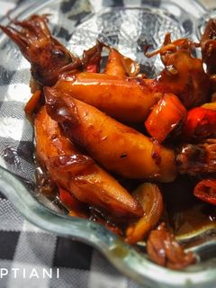 Foto resep Asin Cumi Saus Tiram