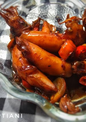 Foto resep Asin Cumi Saus Tiram