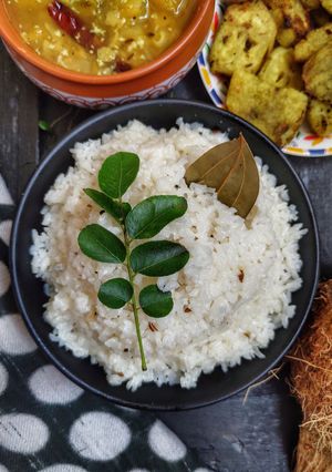 A picture of Coconut milk pulao.