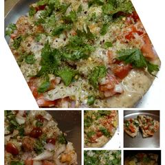 A picture of Healthy Wheat Desi Style Pizza.